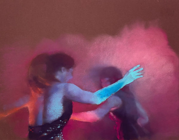 Patsy McArthur Night Moves Pastel on paper 19 x 25.5 "