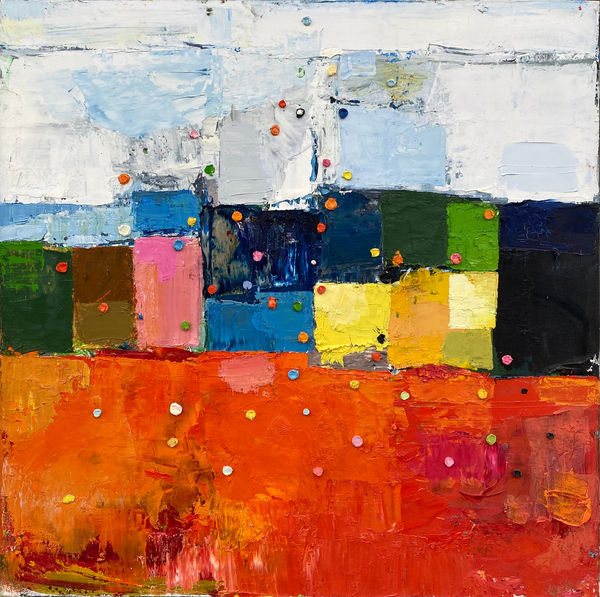 Michael Adamson Ships of Glass Oil on canvas 50 x 50 " 127 x 127 cm