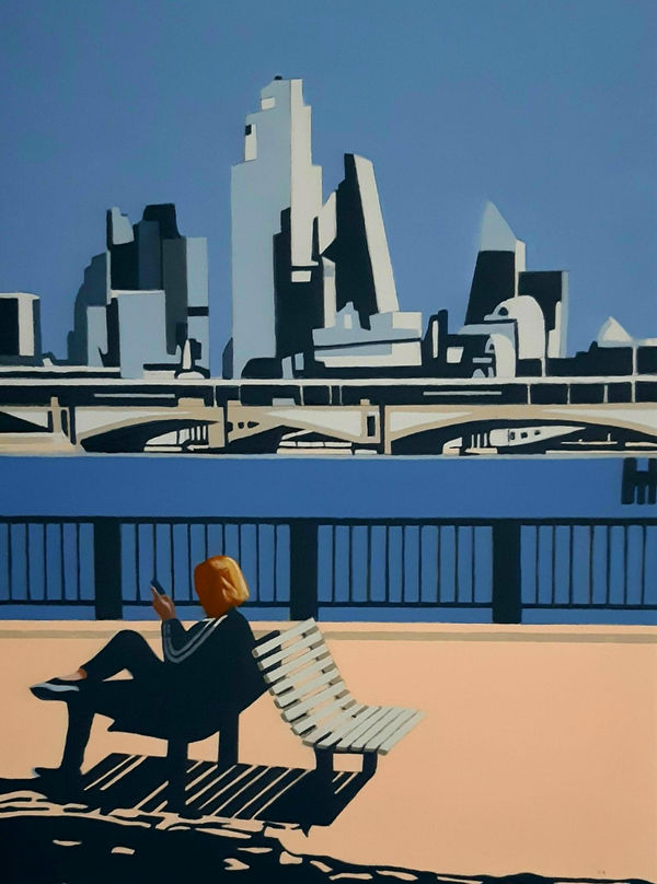 Roger Aslin RI, Midday in the City