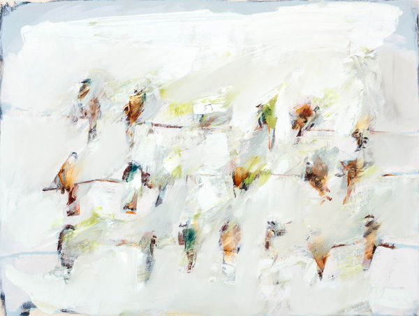 Ben Lowe Birds of a Feather Oil on canvas 30 x 40 "