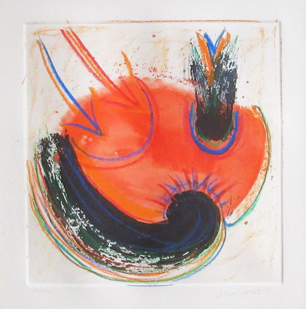 Sir Terry Frost RA, Ghost I (Red), 1993