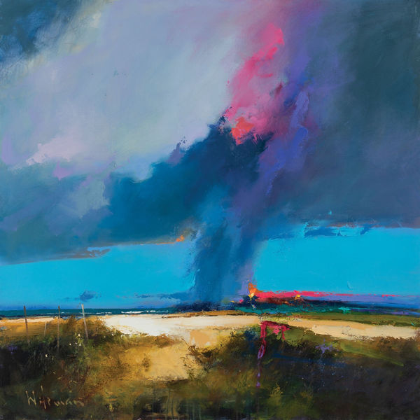 Peter Wileman FROI RSMA FRSA Sealight Oil on canvas 31 x 31 "