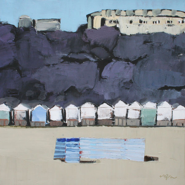 Mhairi McGregor PAI RSW West Cliff, Bournemouth, 2021 Oil on canvas 27 x 27 "