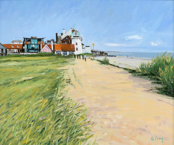 Robert Kelsey DA MUniv PAI FRSA Aldeburgh Oil on linen 20 x 24 "