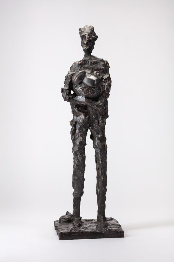 Gus Farnes Laden Bronze 27 x 9 x 7 "