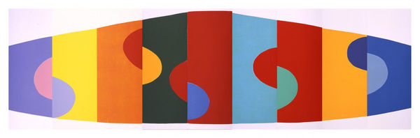 Sir Terry Frost RA, Madron Woodcut - Curve (unsigned), 1998