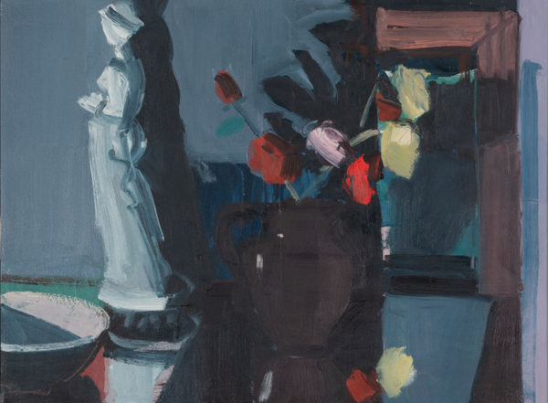 Brian Ballard RUA White Lady with a Jug Oil on canvas 18 x 24 "