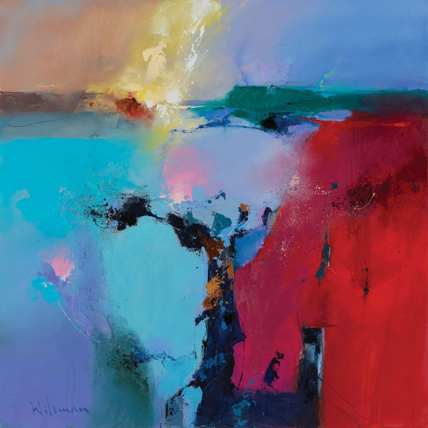 Peter Wileman FROI RSMA FRSA The Quickening Light Oil on canvas 31 x 31 inches