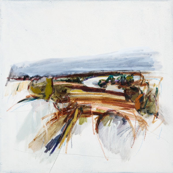 Ben Lowe Richmond Hill Oil on panel 30 x 30 "