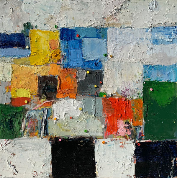 Michael Adamson First Frost Oil on canvas 50 x 50 "