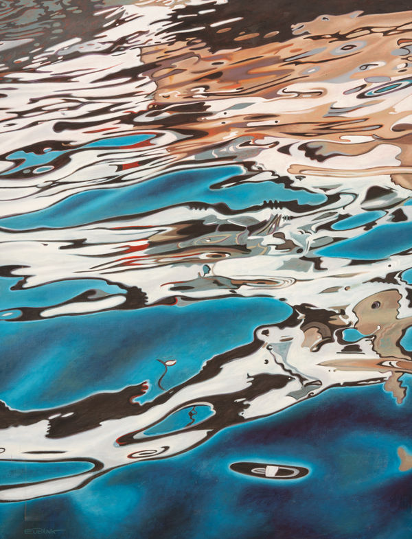 Danielle Eubank Cannel Island Harbour Vl Oil on canvas 42 x 31 "