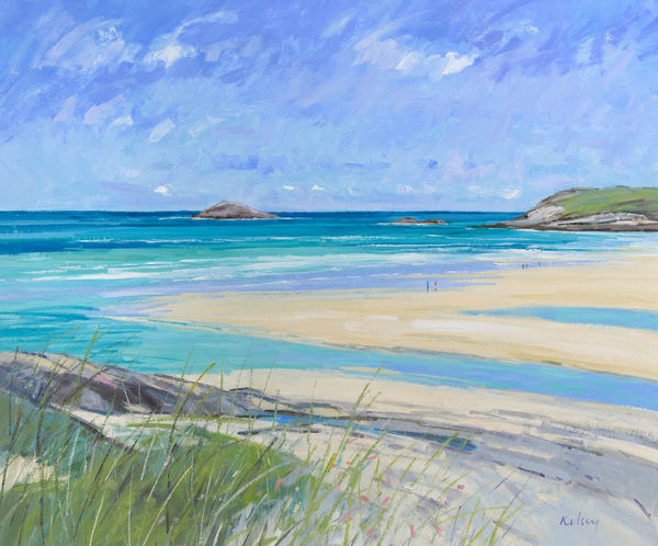 Robert Kelsey DA MUniv PAI FRSA Crantock Bay, Cornwall Oil on linen 30 x 36 "