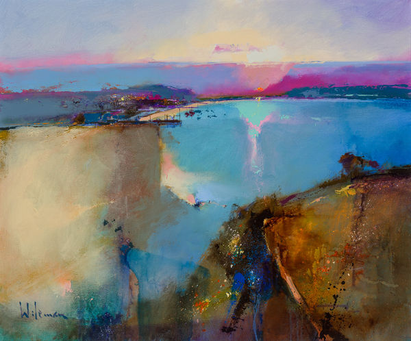 Peter Wileman FROI RSMA FRSA Shifting Tides Oil on canvas 20 x 24 "