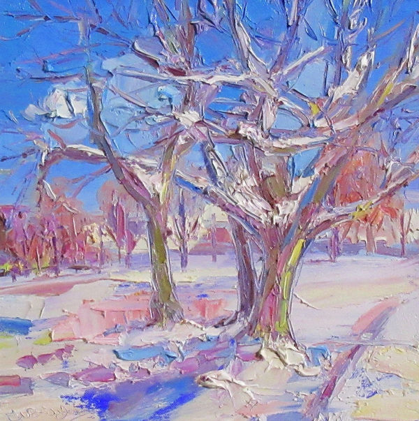 Judith Bridgland, Trees in the Snow