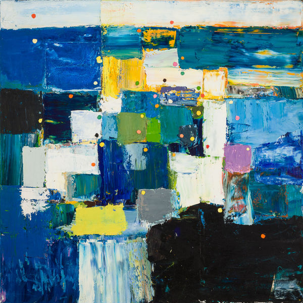 Michael Adamson White Owl Inn Oil on canvas 60 x 60 " 152.4 x 152.4 cm