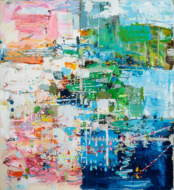 Michael Adamson Southern Rooms Oil on canvas 60 x 55 "