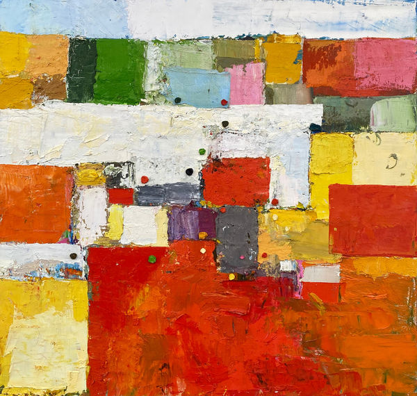 Michael Adamson Horaces Lane Oil on canvas 50 x 50 " 127 x 127 cm