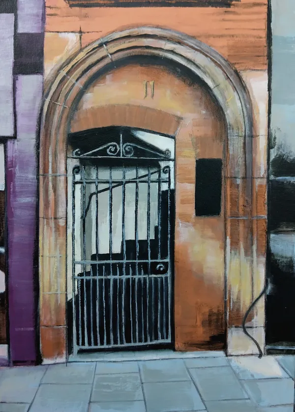 Lindsey Lavender Archway Acrylic on board 9 x 6 "