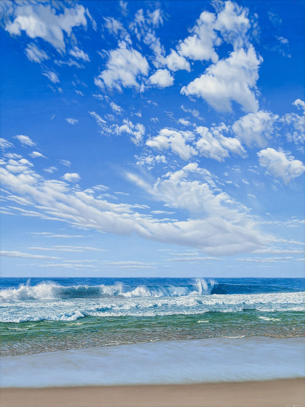 Renato Meziat Sea of Clouds Oil on canvas 46 x 34 "