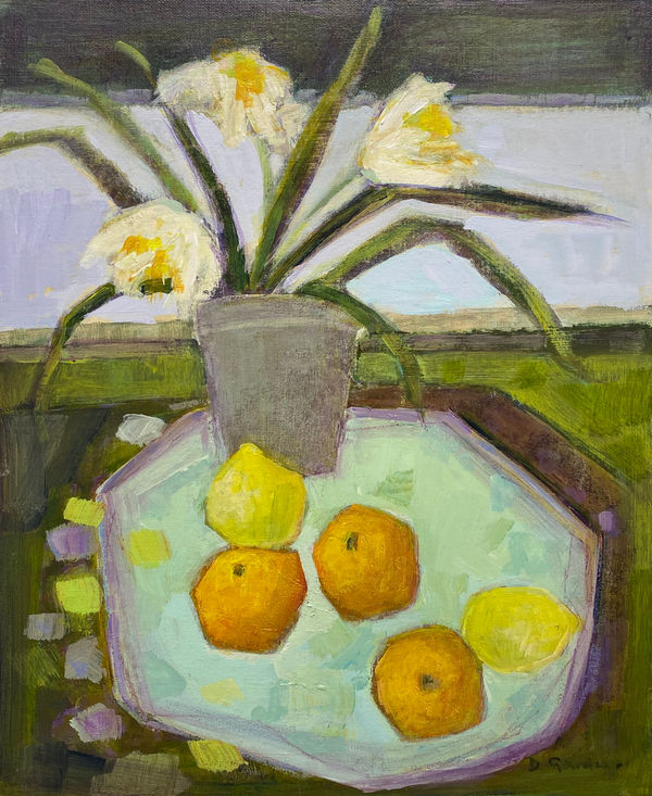 Dianne Gardner, Spring Flowers and Oranges