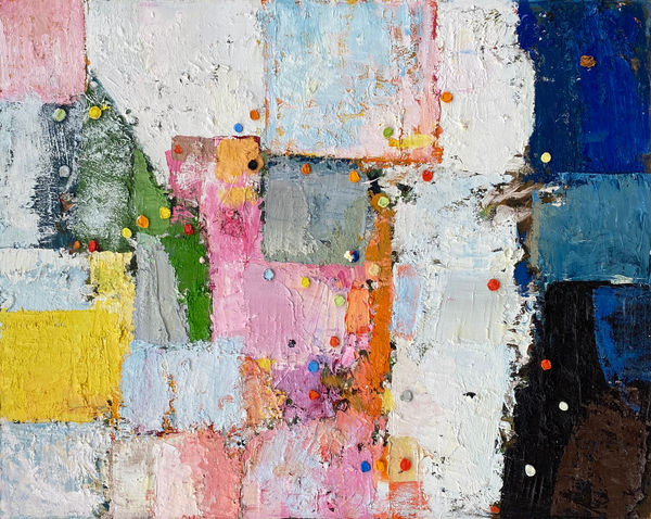 Michael Adamson Pottery Canal Oil on canvas 36 x 48 " 91.4 x 121.9 cm