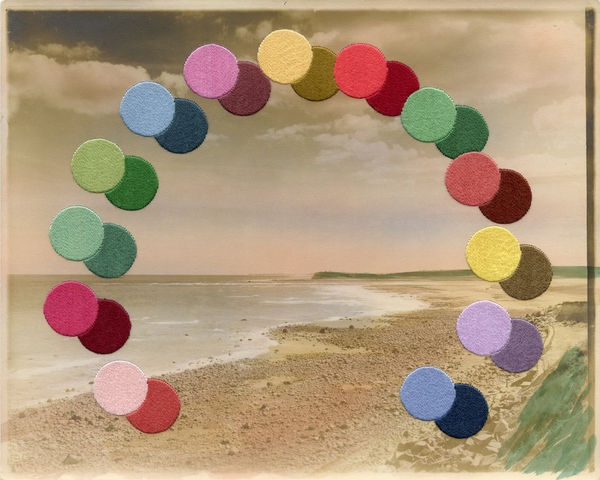 Julie Cockburn, Beach Party, 2020