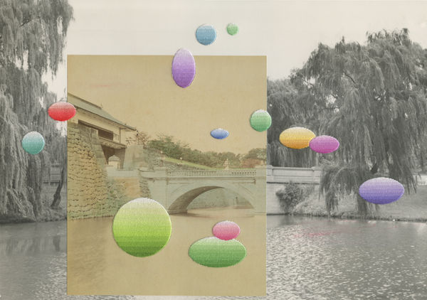 Julie Cockburn, Over the Blue Bridge, 2021