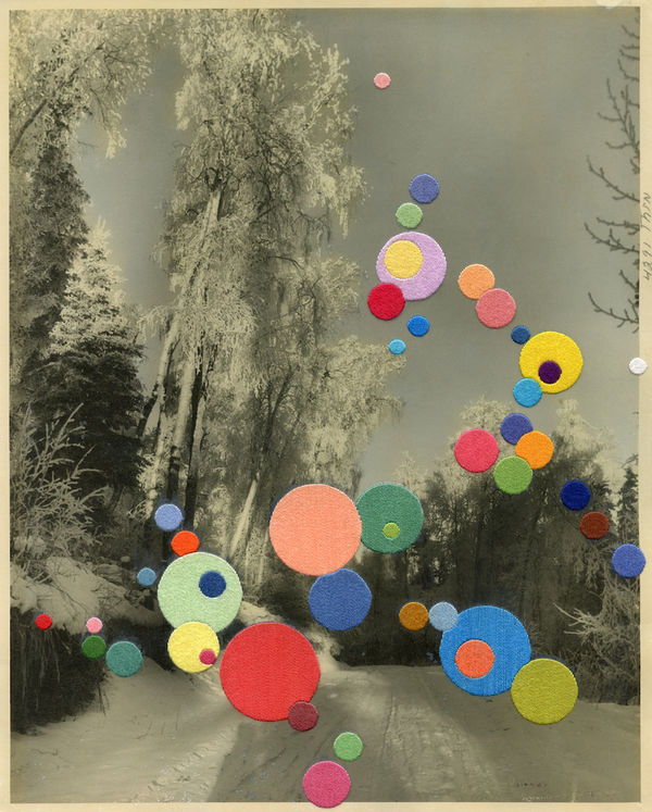 Julie Cockburn, Snow Song, 2020