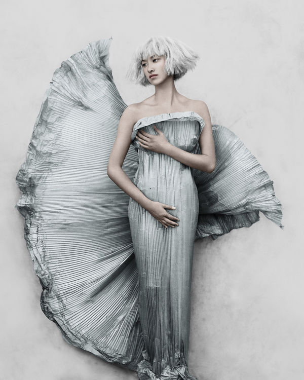 Vee Speers, Untitled #16 (Paper Dress), 2017