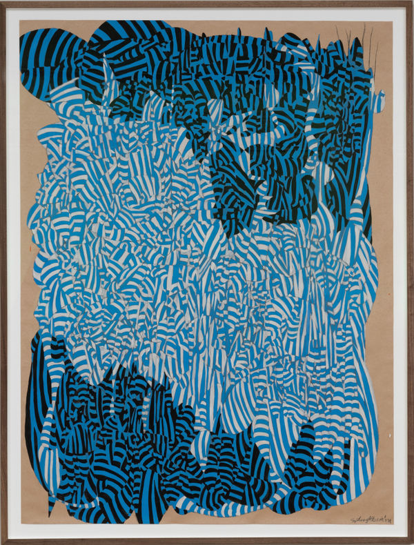 Sydney Albertini, Movements Blue/White, 2023