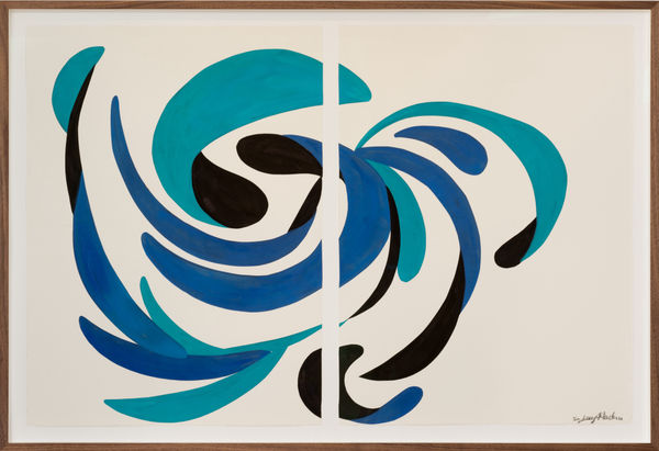 Sydney Albertini, Collage Blue, 2024