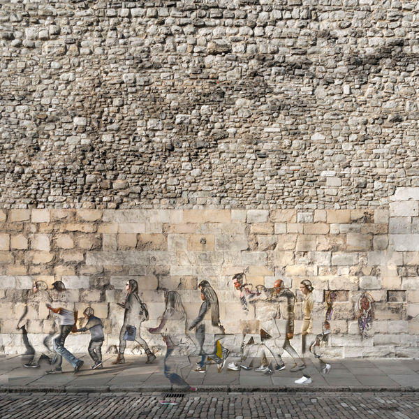 Daniel Sambraus, Street Scene - Tower of London, 2020