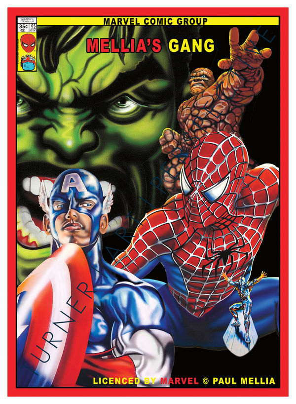 Compilation, Paul Mellia, Red, Blue, Green, Marvel, Artist's Proof