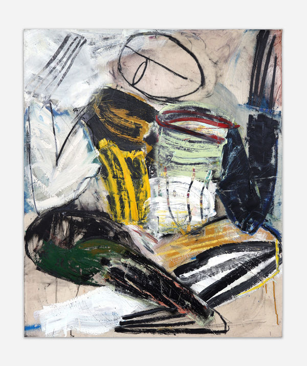 Xavier Baxter Hands Up, 2023 Oil on linen 120 x 100 cm