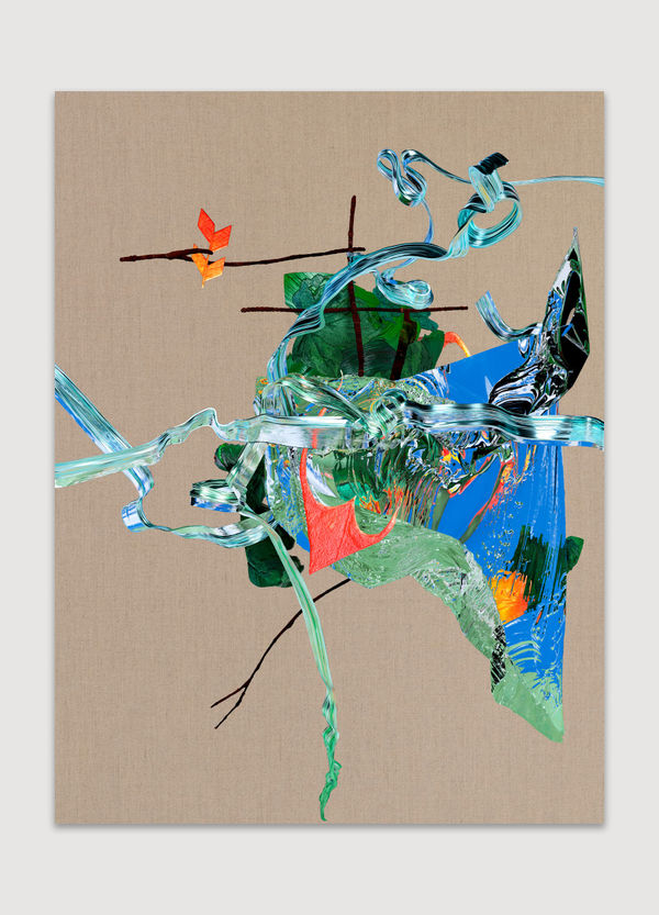 MATTHEW STONE & EBE OKE Disarming Dimensions, 2022 Digital print on linen 120 x 90 cm