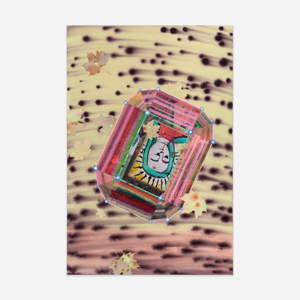 Billy Crosby The Meadow, 2025 Acrylic, expanding foam and canvas collage on gessoed polyester 180 x 120 cm