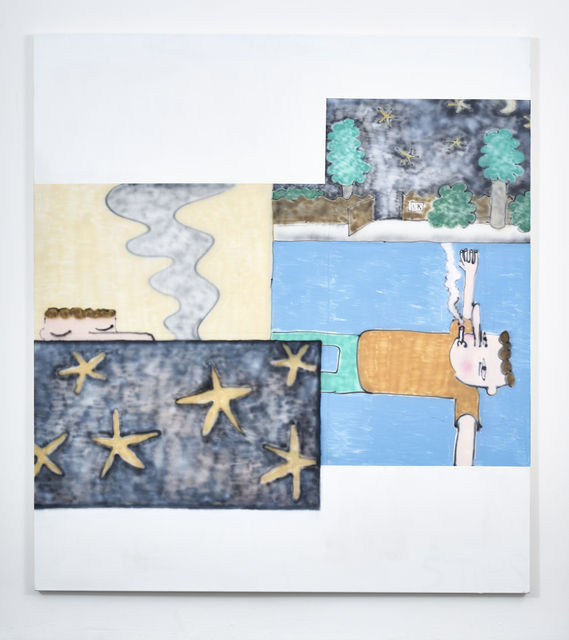 Felix Treadwell Puff Park, 2017 Acrylic on canvas 180 x 160 cm