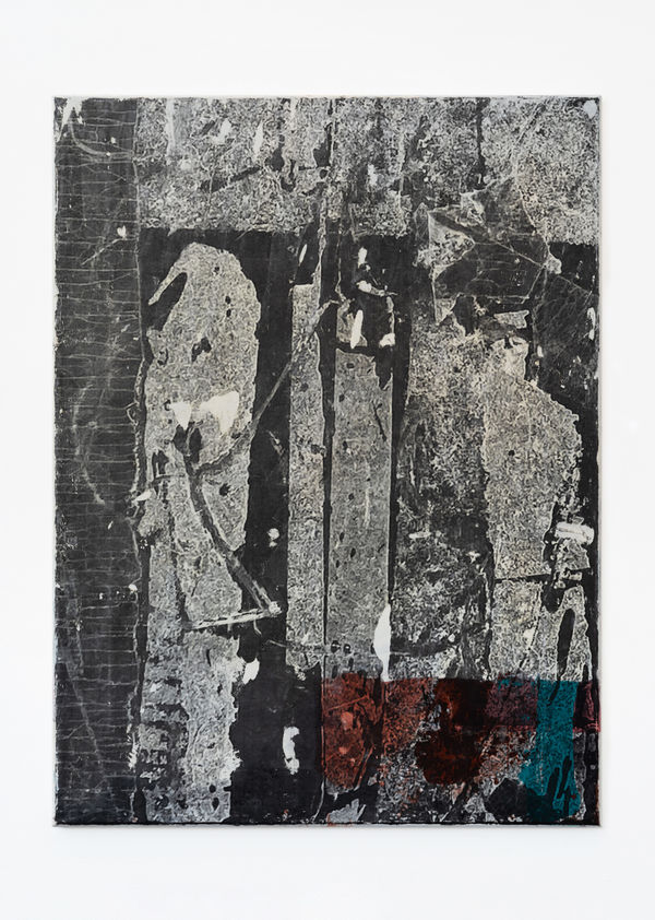 Mike Ballard Bad Earth, 2023 Oil acrylic, toner on canvas 80 x 60 cm