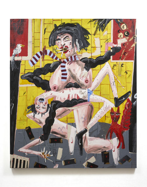 Dale Lewis Cash Converters, 2017 Oil, Acrylic, and Spray Paint on Canvas 200 x 170 cm