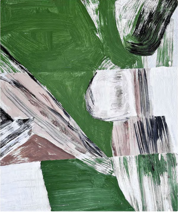 Variegated, 2024 23.25 x 19.50 in. Richard Storms Acrylic on canvas