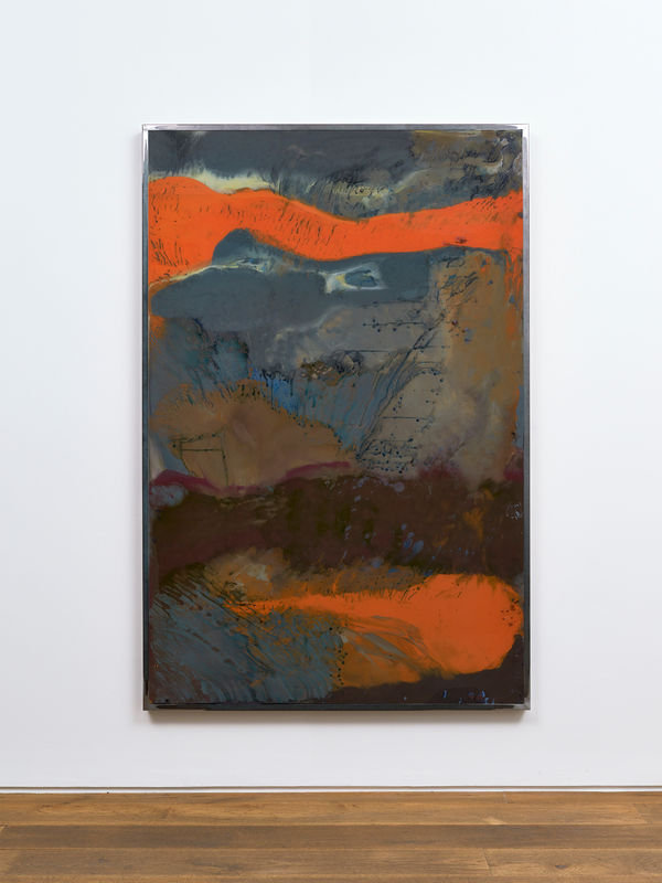 Kevin Harman No Man's Land, 2016 Household paint, double-glazing unit, steel frame 185 x 123 x 5.5 cm