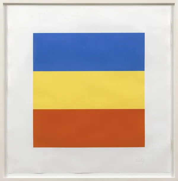 Ellsworth Kelly, Blue Yellow Red, 1970-73