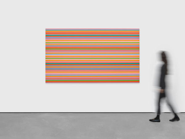 Bridget Riley, Rose Red, 2012