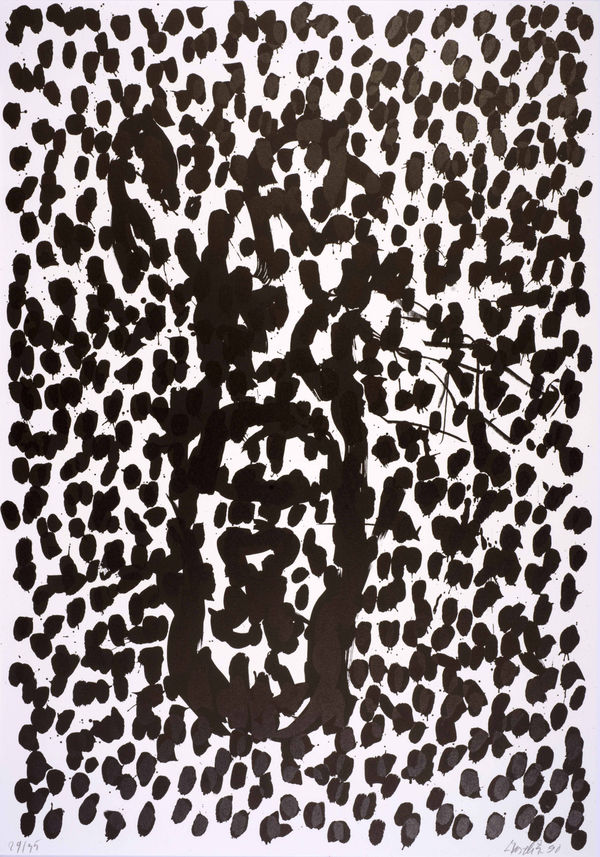 Georg Baselitz, Suite 45: Plate XI, 1990