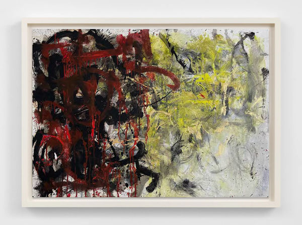 Clyde Hopkins, Untitled, 1986, oil on gesso on Heritage paper, 64 x 90 cm (25 1/4 x 35 3/8 in.)