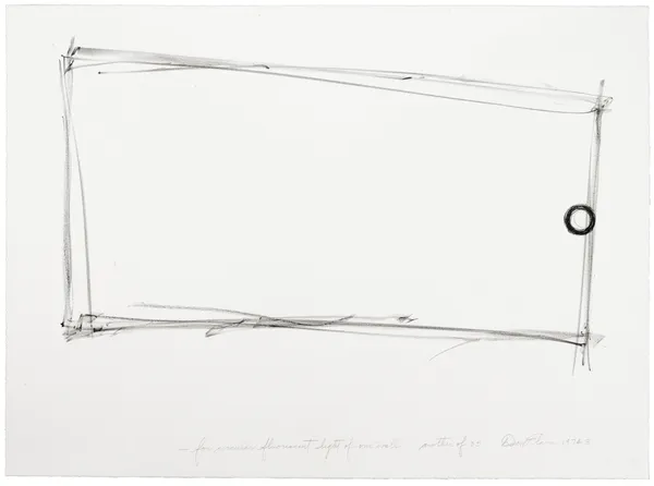 Dan Flavin, For One Walled Circular Fluorescent Light (to Heiner Friedrich): 3, 1974