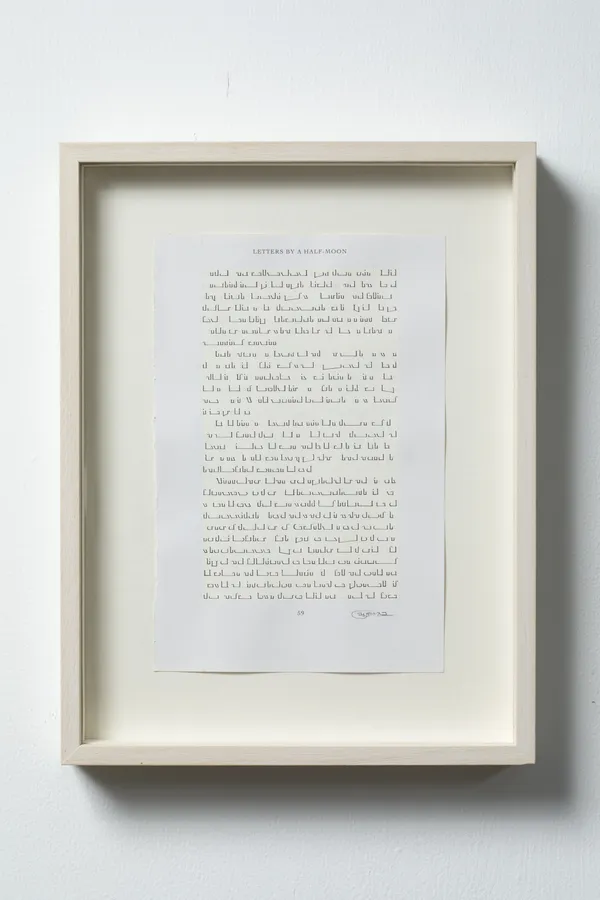 Youdhisthir Maharjan, Letters by a Half-Moon (P. 59) , 2021