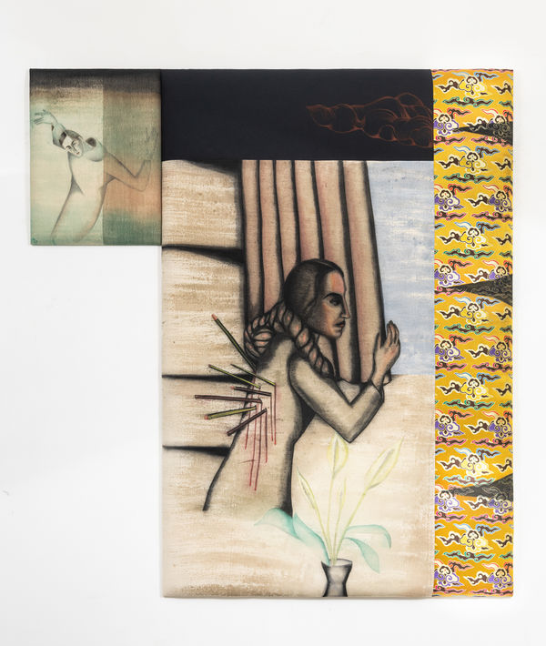 Anju Dodiya, Drifting Clouds, 2022