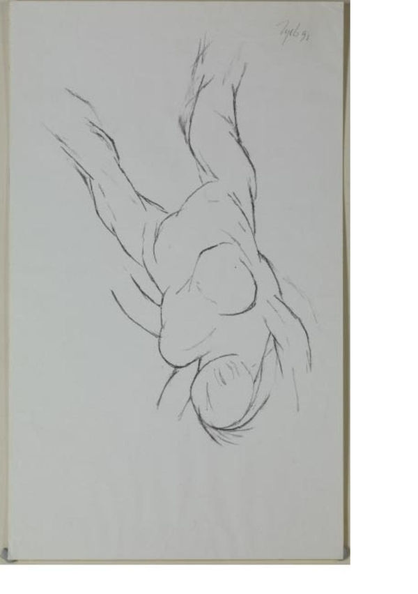 Tyeb Mehta, Falling Figure, 1992