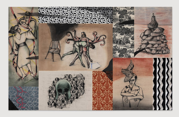 Anju Dodiya, Tower of Slowness, 2021